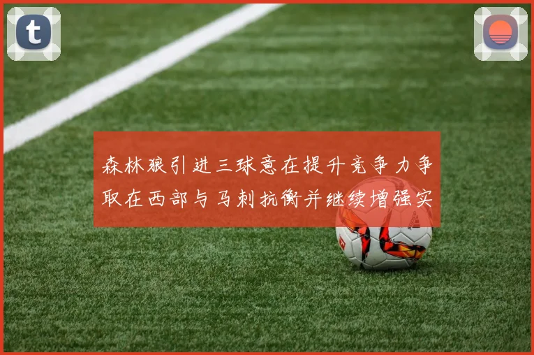 森林狼引进三球意在提升竞争力争取在西部与马刺抗衡并继续增强实力